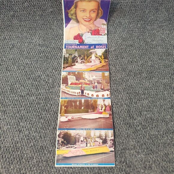 Pasadena CA 1952 Tournament of Roses Parade Street Scene Photos Miss Universe - Picture 9 of 11